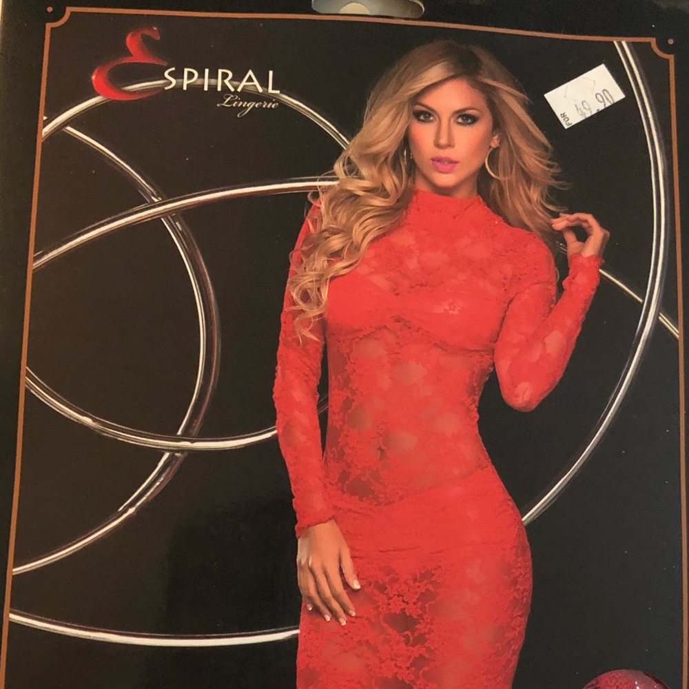 ESpiral Red Mini Dress